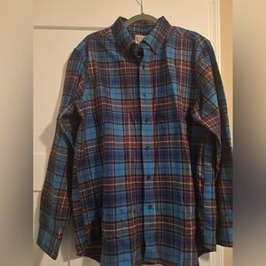 LL Bean Mens Flannel Button Down